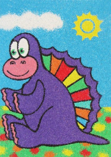 Рисование песком для детей