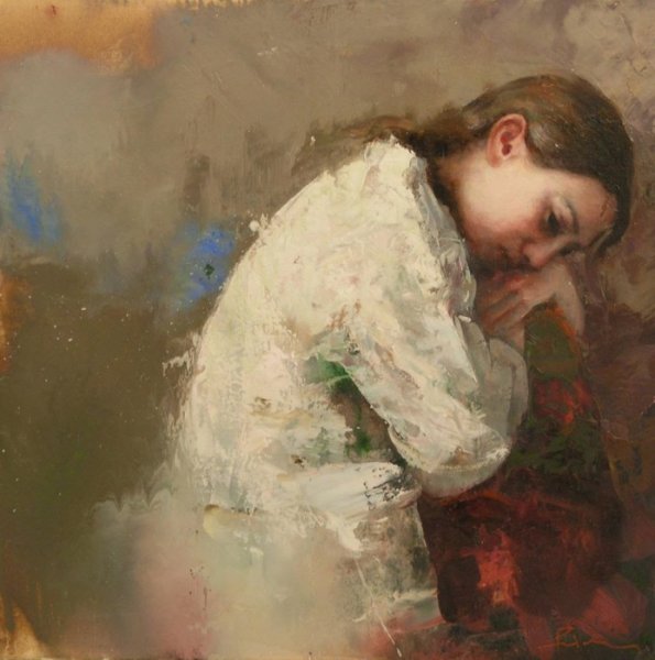 Грусть живопись