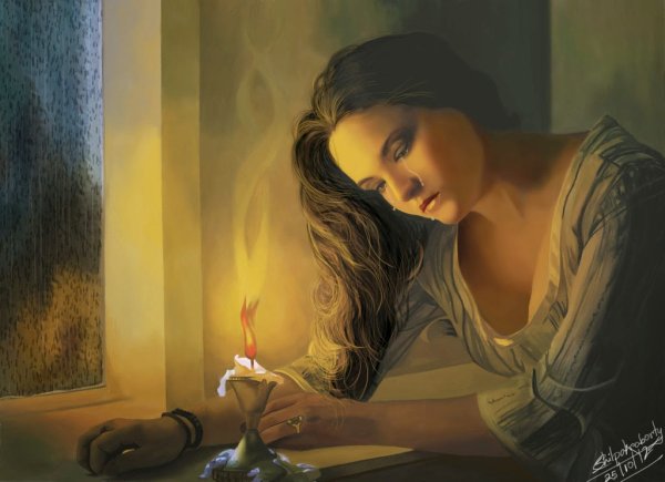 Тоскующая женщина