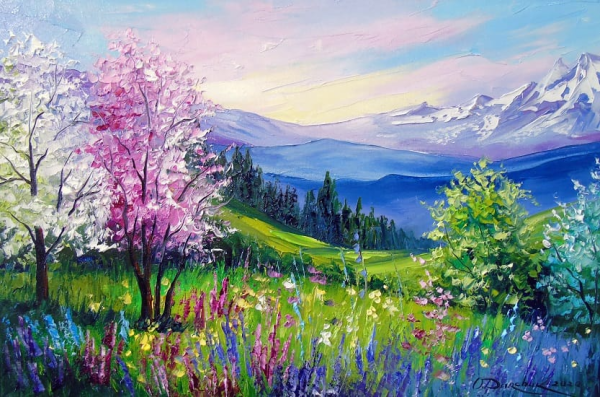 Ольга Дарчук картины горы