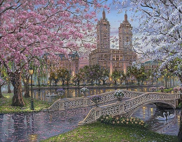 Вышивка бисером Весна