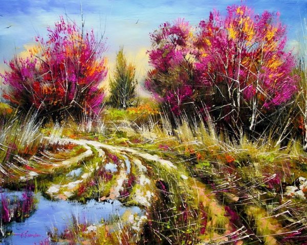 Александр Ходюков осенние пейзажи