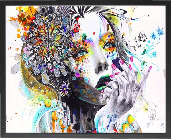 Девушка. Абстракция