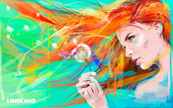 Девушка. Абстракция