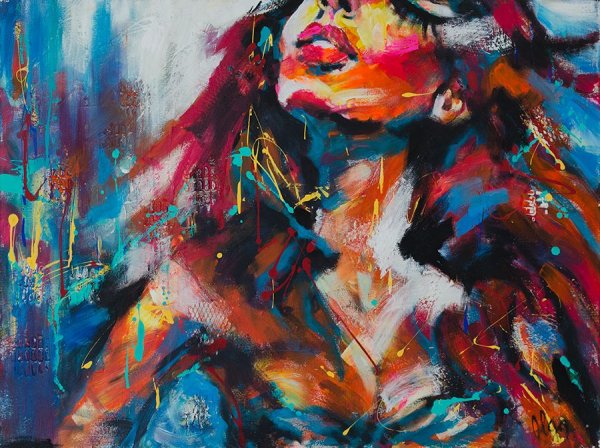 Абстракционизм женщина