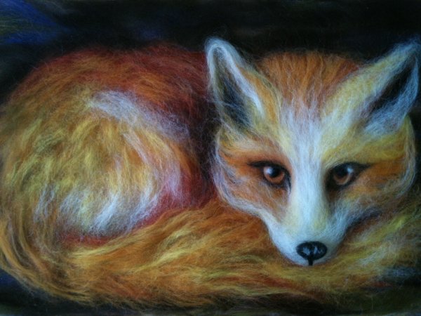 Шерстяная живопись