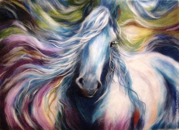 Шерстяная живопись