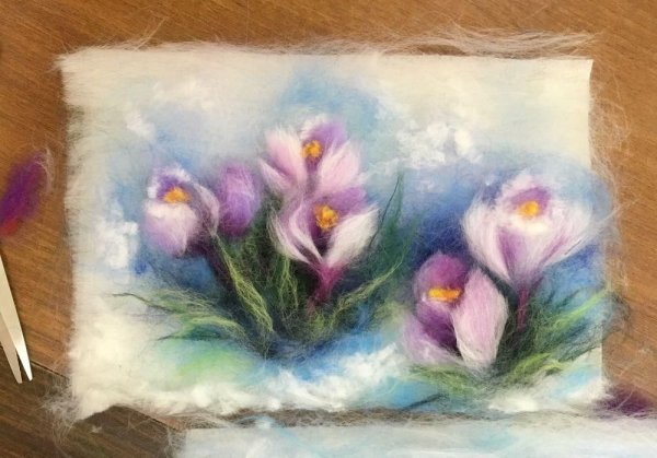 Шерстяная акварель Елены Михеевой