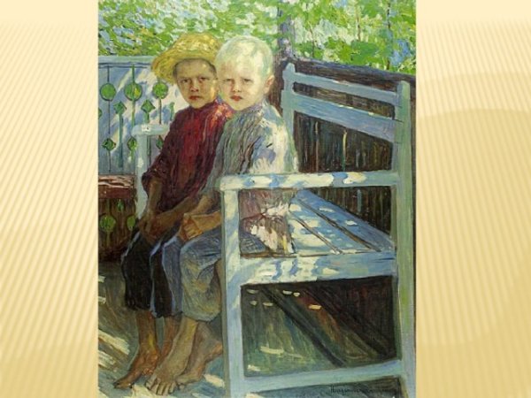 Н. Богданов-Бельский “дети за пианино”