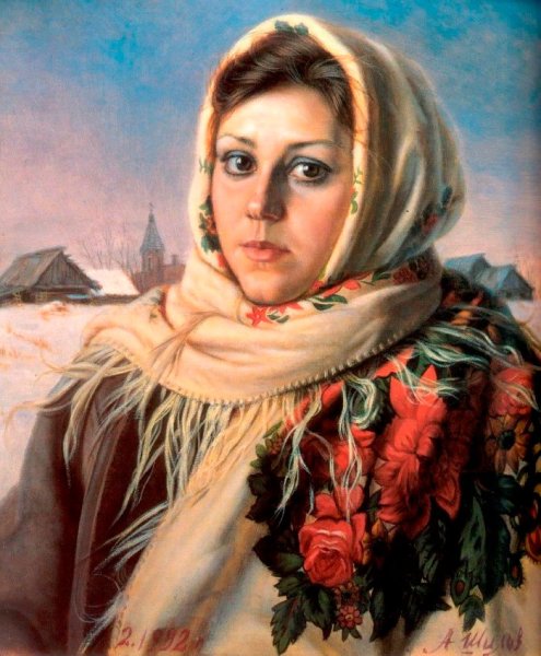 Художник Евгений Балакшин картины деревня