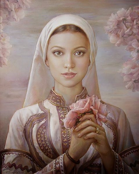 Аргунов женщина в кокошнике