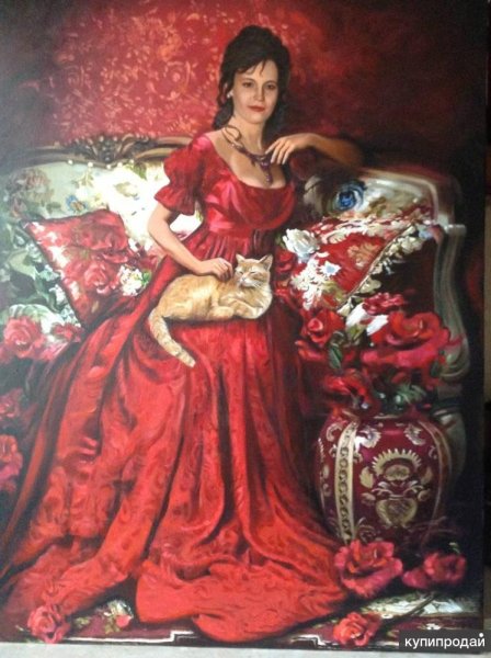 Портрет женщины в Красном