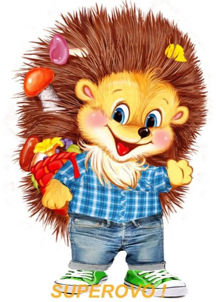 Ежики мультяшные