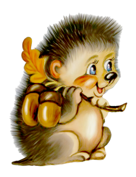 Ежики мультяшные