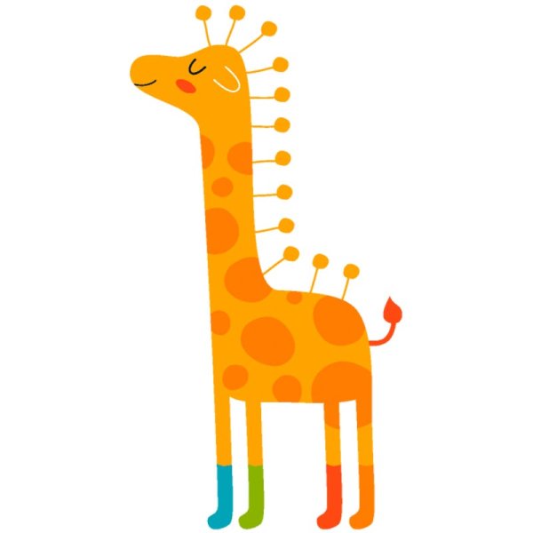 Жирафик мультяшный