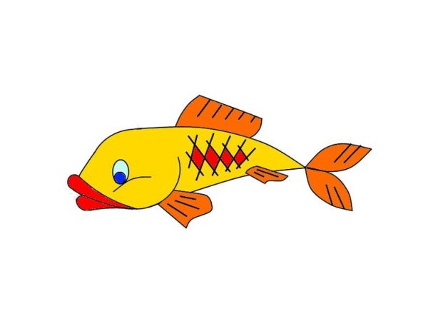 Изображение рыбки для детей