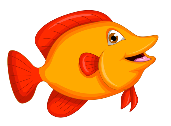 Рыбка мультяшная