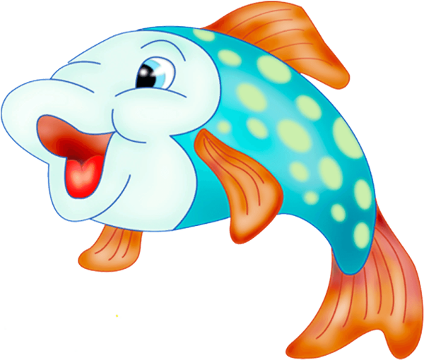 Рыба мультяшка