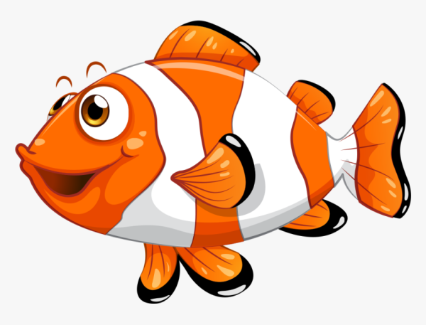 Рыбка мультяшная