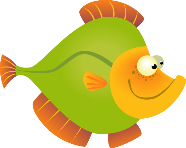 Рыбка мультяшная