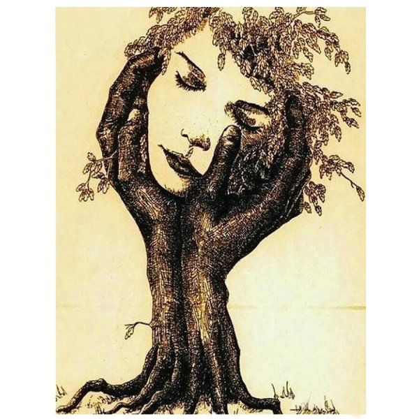 Дерево с лицом