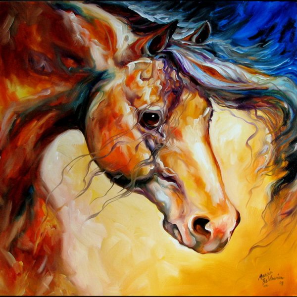 Marcia Baldwin картины лошади