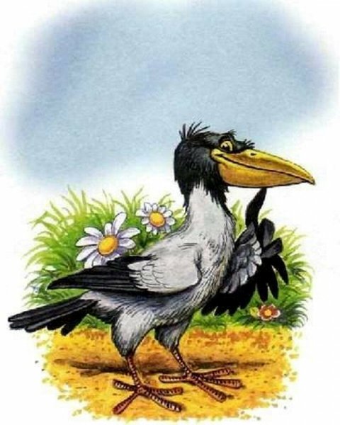 Ворона сказка