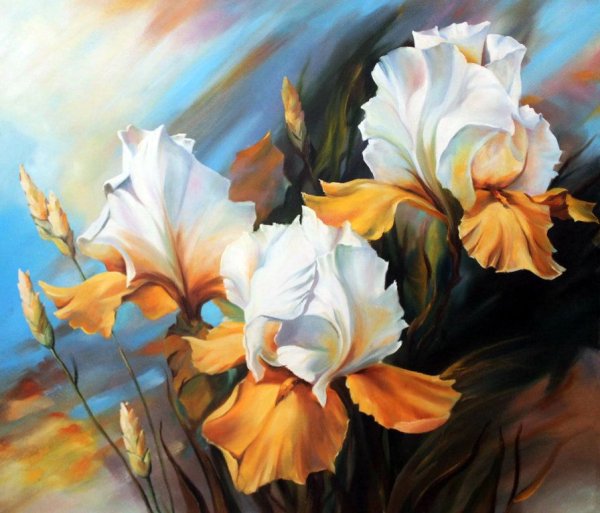Ирисы художница Marianne
