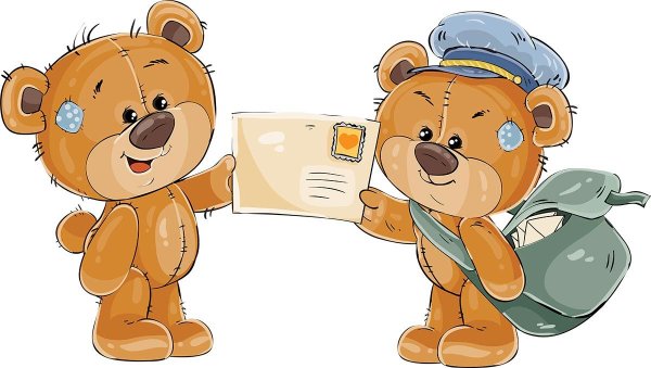 Медвежонок в лесу для детей