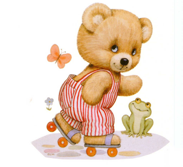 Медвежонок отрисовка