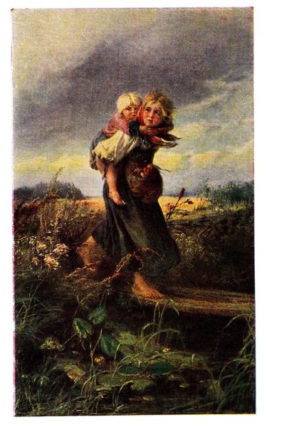 Маковского дети бегущие от грозы