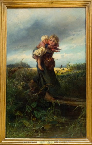 Маковского дети бегущие от грозы