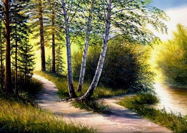 Картины Томаса Аколе водопады