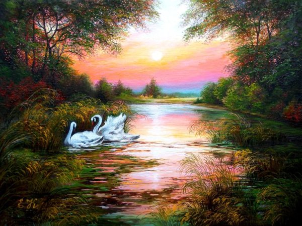 Кораблева Елена Николаевна художник лето