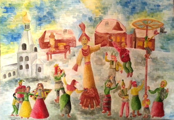 Детские работы на Масленицу
