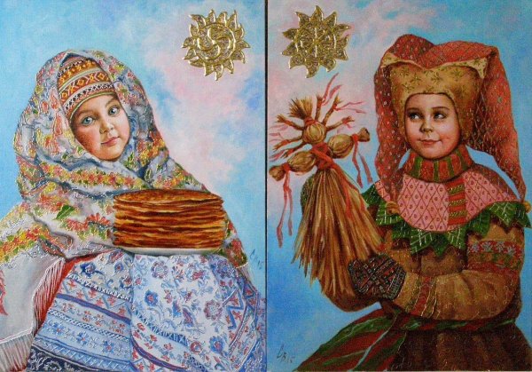 Масленица диптих Сапсай