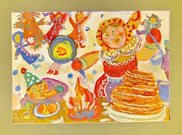 Коллаж на тему Масленица