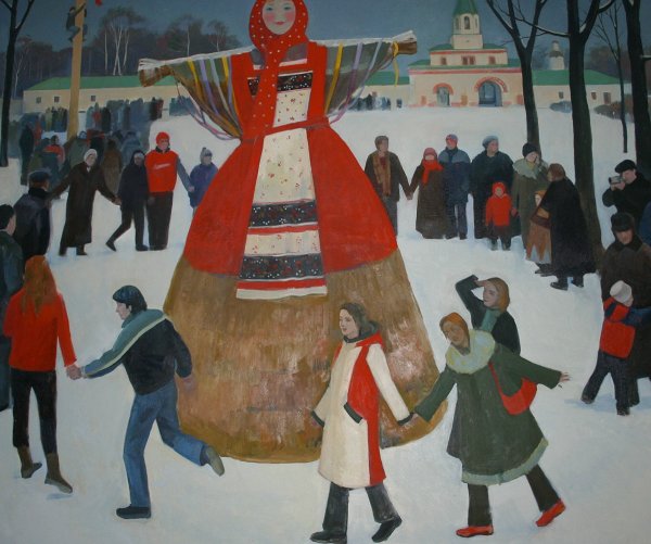 Сюжетная композиция Масленица