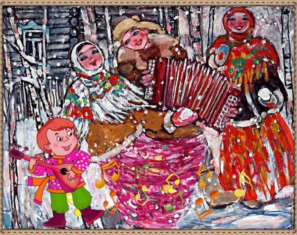 Эскиз народного праздника