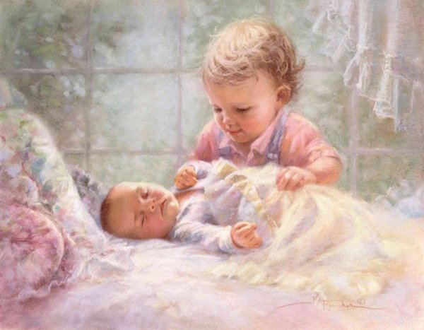 Мама и ребенок на берегу моря