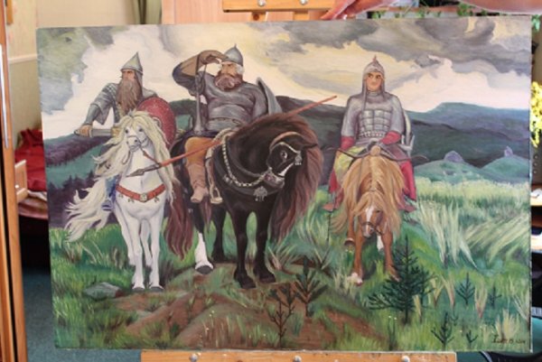 Три богатыря Васнецов