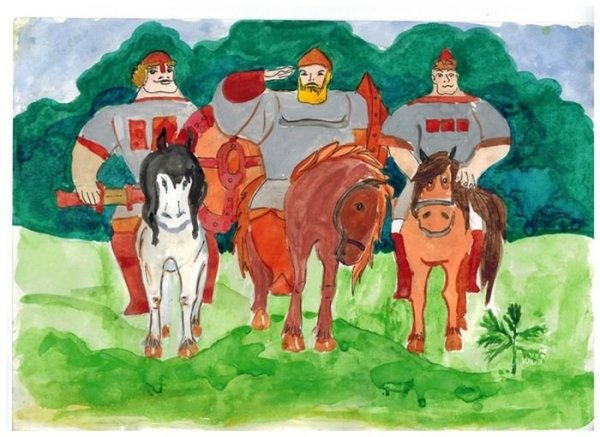 Сказка три богатыря