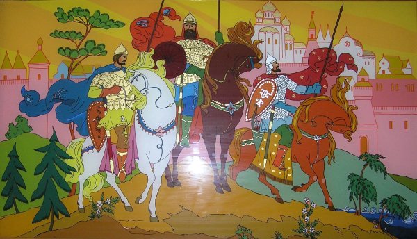 Богатырь рисунок