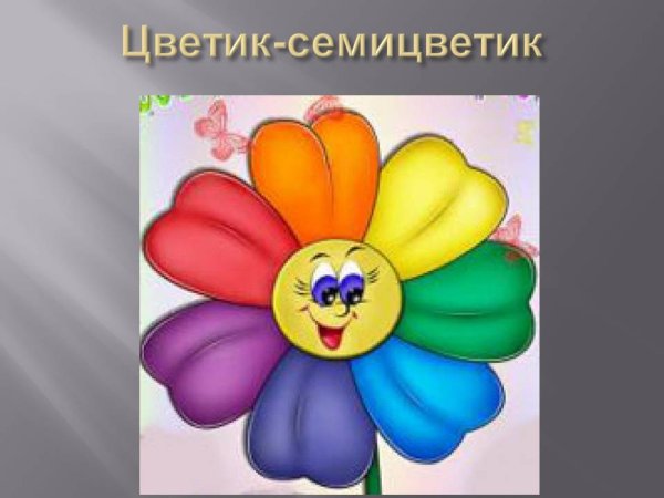 Паспорт группы Цветик семицветик