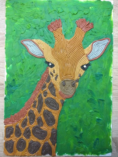 Пластилинография животные