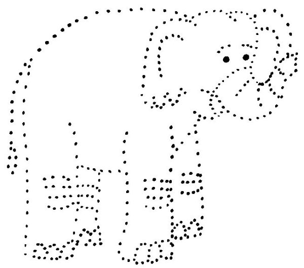 Рисование животных по точкам