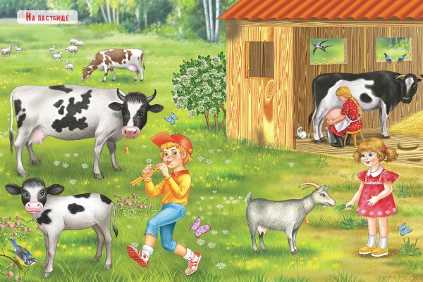 Домашние животные для дошкольников