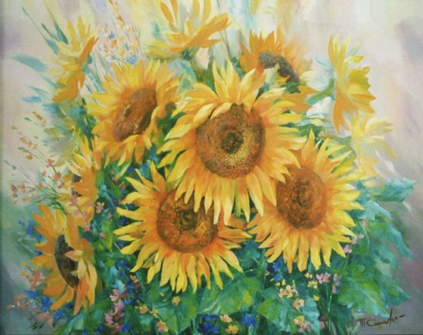 Подсолнухи экспрессионизм