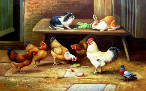 Курятник птичий двор