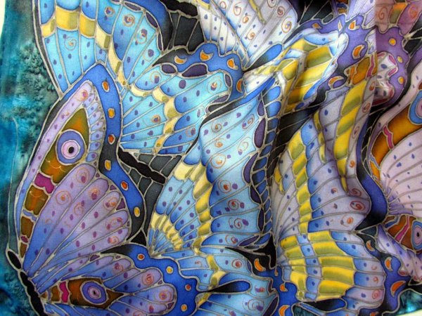 Виктор Парийский живописный батик